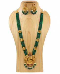 DIKSHA COLLECTION Alloy Gold-plated Multicolor Jewellery Set