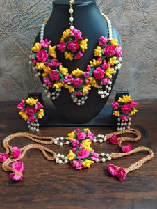 Alampata Fabric Multicolor Jewellery Set