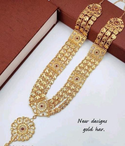 AmarAshish Enterprise Brass Gold-plated Gold Jewellery Set
