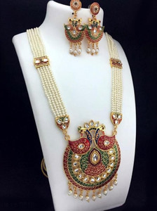 PARVA Alloy Gold-plated, NA Multicolor Jewellery Set