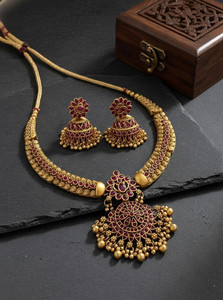 Radian Alloy Gold-plated Pink, Gold Jewellery Set