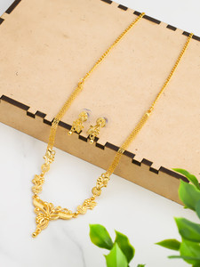 TONOLIKA Alloy Gold-plated, Brass Gold Jewellery Set