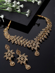 Sukkhi Alloy Gold-plated Gold Jewellery Set