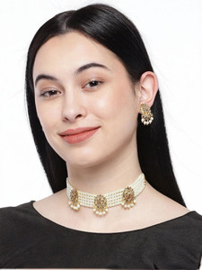 ASMITTA Jewellery Alloy Gold-plated Gold Jewellery Set