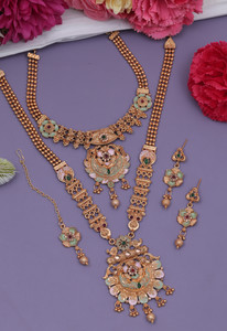VISITART JEWELLERY Alloy Gold-plated Gold Jewellery Set