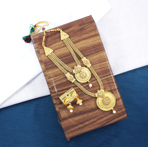 Guarantee Ornament House Brass, Alloy Gold-plated, Rhodium Gold Jewellery Set