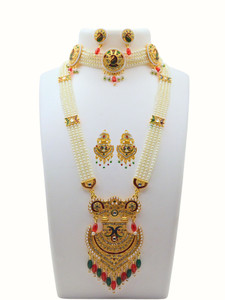 Harvi Sales Alloy Gold-plated Multicolor Jewellery Set