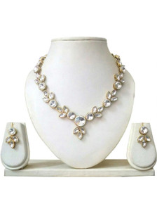 CATALYST Brass Brass White Jewellery Set