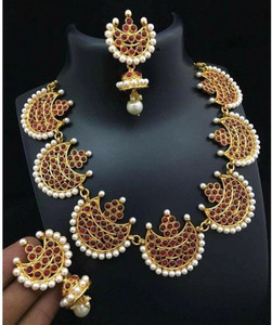 jewel by priyanka Alloy Gold Jewellery Set