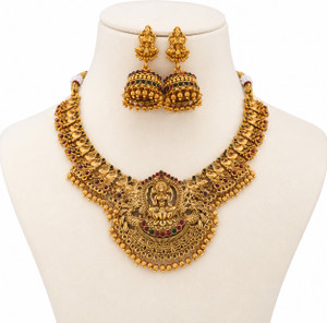 Enovative world Brass, Alloy Gold-plated Gold Jewellery Set