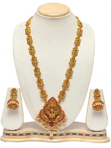 Swarajshop Alloy Gold-plated Gold Jewellery Set
