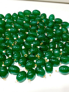 Beadsncraft Glass Green Jewellery Set