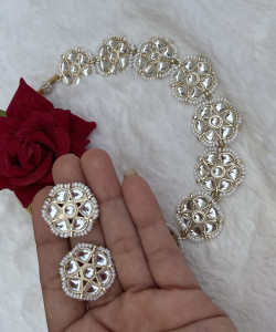 SATRANGI JEWEL Alloy Gold-plated Gold Jewellery Set