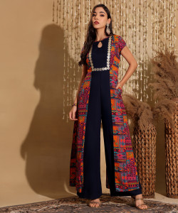 Miss Chase Printed Women Jumpsuit