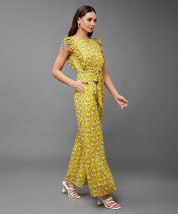 Miss Chase Floral Print Women Jumpsuit
