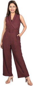 Sunday Casual Solid Women Jumpsuit