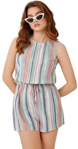 Leriya Fashion Striped Women Jumpsuit