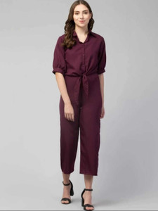 mam and you Solid Women Jumpsuit