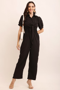 Satvikk Solid Women Jumpsuit