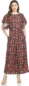 Nibiha Floral Print Women Jumpsuit