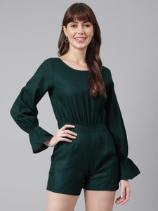 FLAMBOYANT Solid Women Jumpsuit