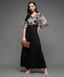 Miss Chase Printed Women Jumpsuit