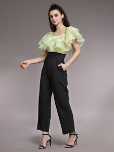 KASSUALLY Self Design Women Jumpsuit