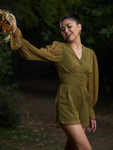 SASSAFRAS Striped Women Jumpsuit