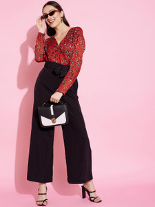 KASSUALLY Floral Print Women Jumpsuit