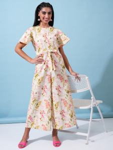 Tokyo Talkies Floral Print Women Jumpsuit