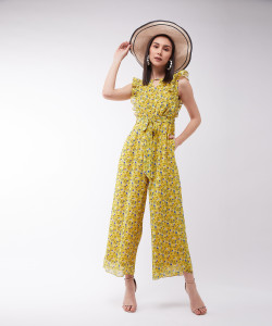 Miss Chase Floral Print Women Jumpsuit