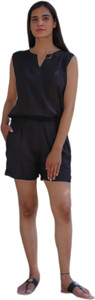 stitch plus Solid Women Jumpsuit
