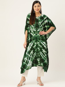 PinkTribe Printed Rayon Women Kaftan