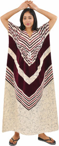 BDROX Printed Cotton Blend Women Kaftan