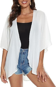 idrish Solid Chiffon Women Kaftan