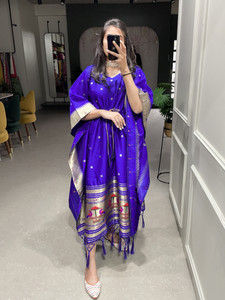 LookNbook art Woven Jacquard Women Kaftan