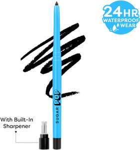 शुगर पॉप Longwear Kajal 01 - Richly Pigmented | Sweat Proof | Lasts Up To 16HRS