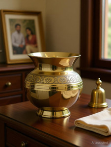 Rudram Brass Kalash Pot - Image 6