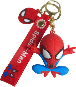 Presentkart Spiderman Keychain | Superhero Key Ring for Boys | Bag ...