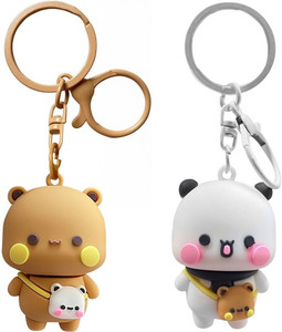 gustave Cute Cartoon Bear Couple Keyrings - Image 6