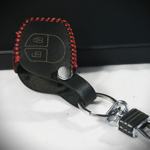 leather baleno key chain