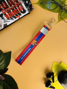 Since 7 Store Premium Fc Barcelona Double Sided Printed Keychain for Keys Bags Key Chain