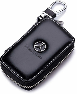 Genuine Leather Keychain With Clip – Western Style Key Holder For Men & Women