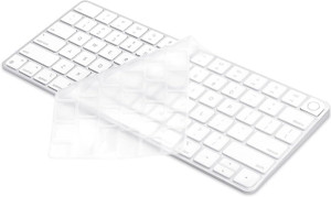 Saco Silicone Skin Keyboard Cover for iMac Magic M1 Chip Keyboard A2450 and Magic Keyboard with Touch ID A2449 (2021) Keyboard Skin