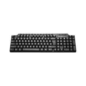 ZEBRONICS ZEB-KM-2100 Wired USB Standard Desktop Keyboard Compatible with Desktop, Laptop, Mac with Dedicated Multimedia Hotkeys, Retractable Ergonomic Tilt Stand