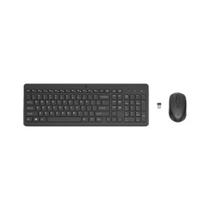 HP 330 Mouse & Keyboard Combo Wireless Standard Desktop Keyboard Compatible with Desktop, Laptop, Mac Numeric Keypad/2.4GHz Wireless Connection/1600 DPI/USB Receiver/LED Indicators