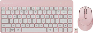 ZEBRONICS Companion 201 Wireless Standard Desktop Keyboard Compatible with Desktop, Laptop, Mac 83 Keys, AI Assist Key, 12 Multimedia Keys, 1600 DPI, 3 Buttons Silent Operation