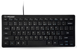 LAPCARE D-Lite Plus Wired Black Wired USB Laptop-size Desktop Keyboard Compatible with Desktop, Laptop, Mac