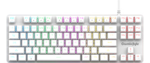 Cosmic Byte CB-GK-37 Firefly Mechanical Swappable Outemu Red Switch Per Key RGB Wired USB Standard Gaming Keyboard Compatible with Desktop, Laptop, Mac