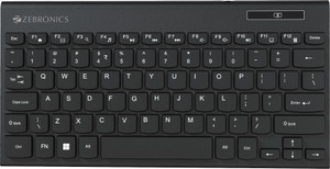 ZEBRONICS ZEB-K16 Wired USB Standard Laptop Keyboard Compatible with Desktop, Laptop, Mac
